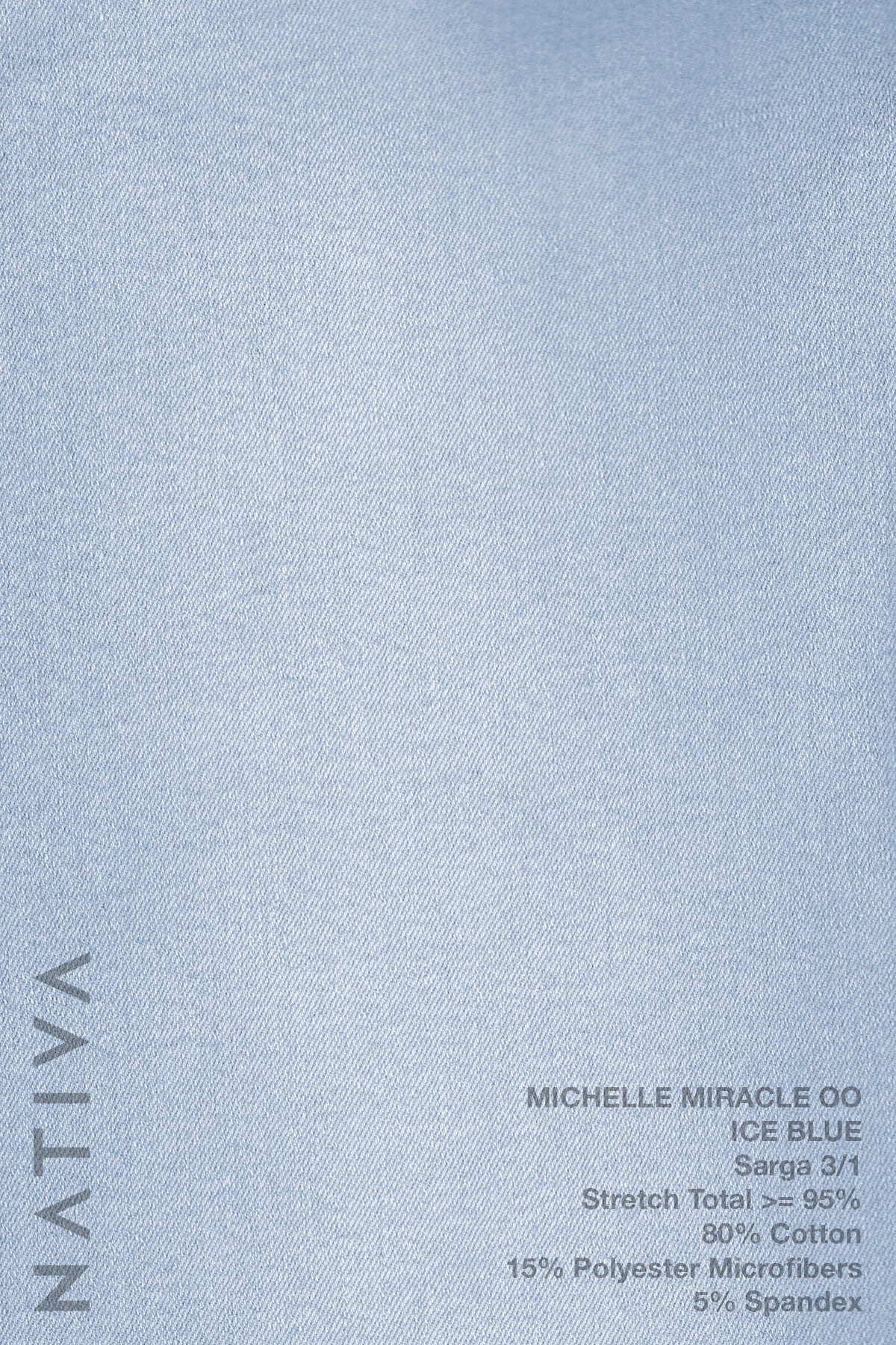NATIVA, STRETCH JEANS. MICHELLE MIRACLE 00 ICE BLUE, High Shaping Capacity, Extreme Motion, Hi-Rise Super Skinny Jeans